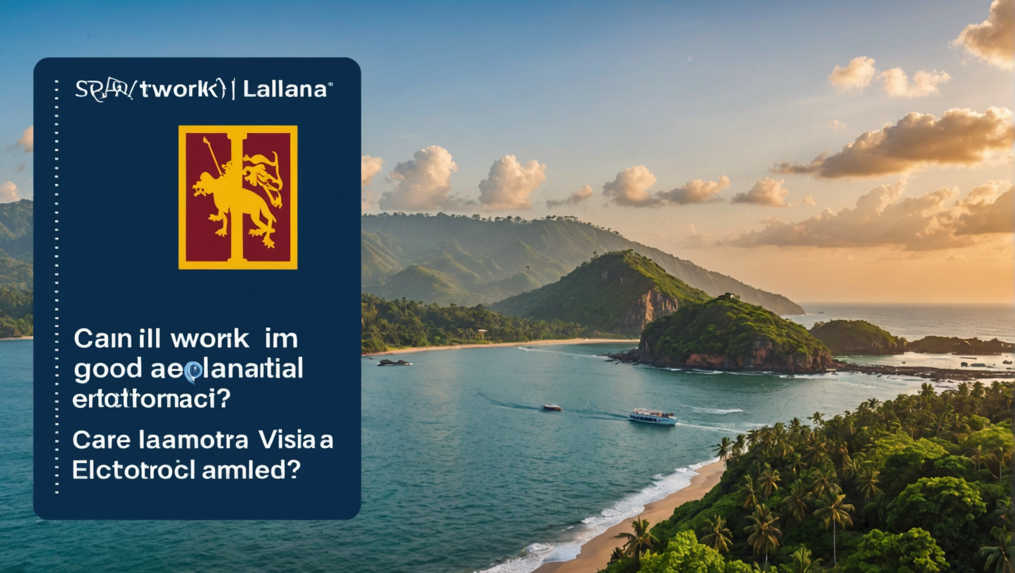 erfahren Sie in diesem informativen Artikel alles, was Sie über die Möglichkeit wissen müssen, in Sri Lanka mit einem elektronischen Visum zu arbeiten.