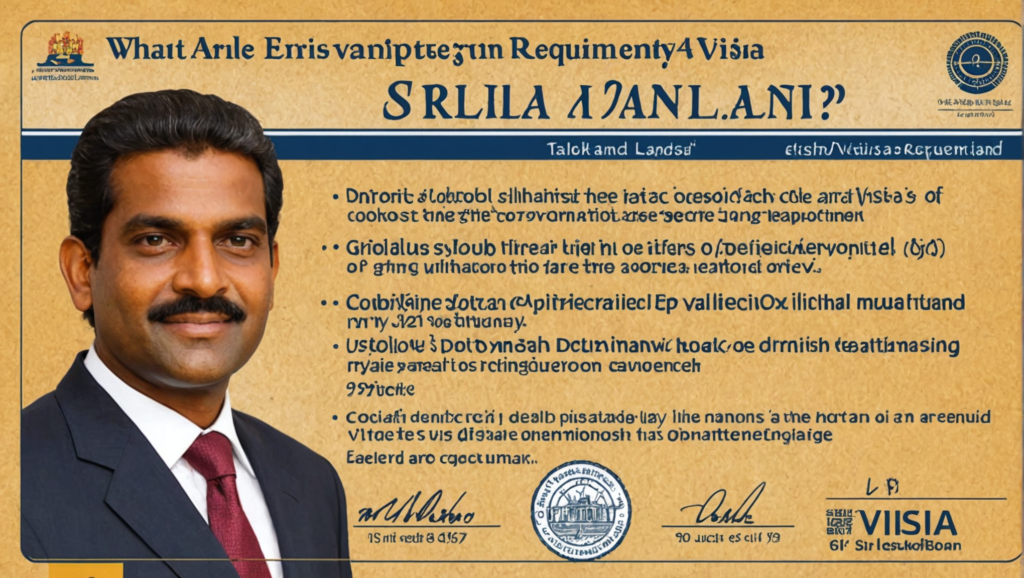 infórmese sobre los criterios de obtención del visado electrónico para sri lanka y los requisitos de validez.